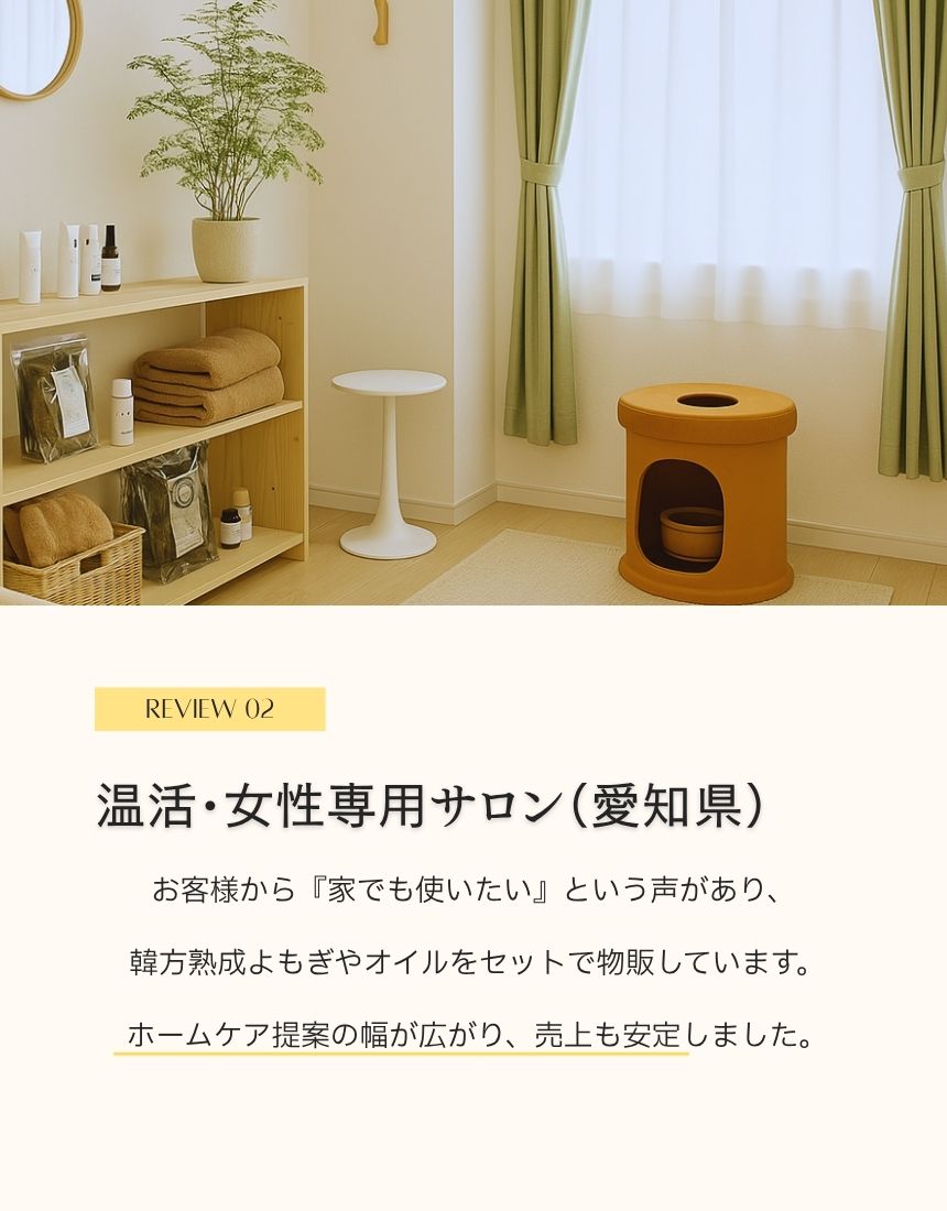 16 韓方黄土よもぎ蒸しセット