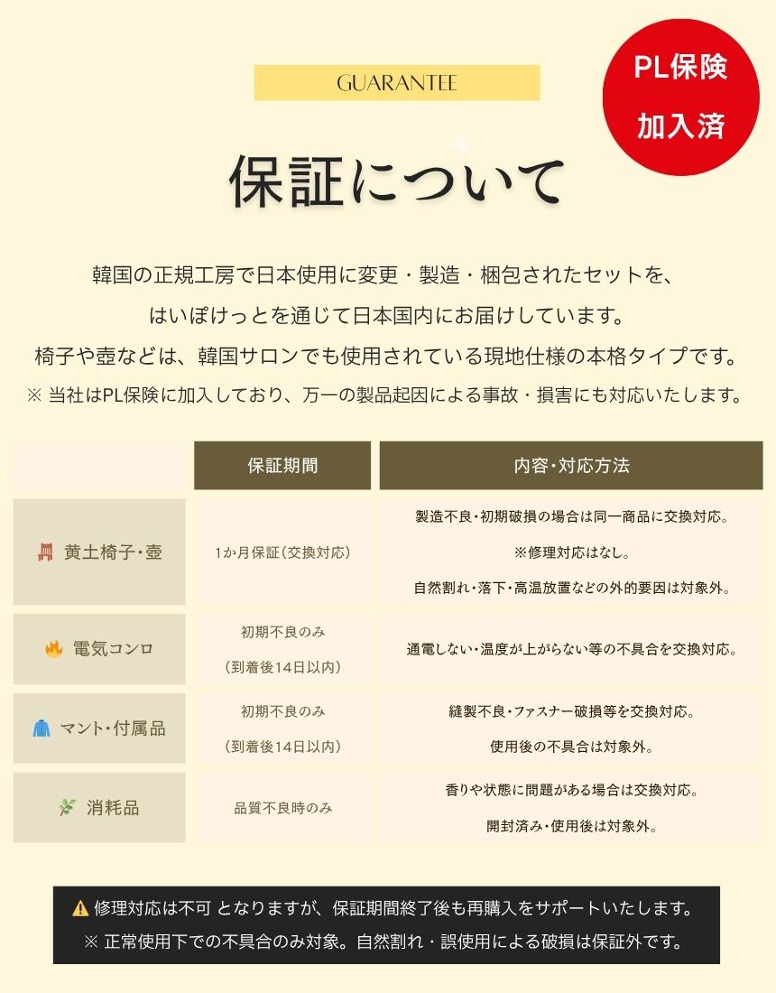 韓方黄土よもぎ蒸しセット (2) 韓方黄土よもぎ蒸しセット